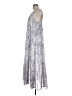 TCEC 100% Polyester Silver Casual Dress Size L - photo 5