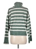 Z Supply 100% Polyester Stripes Green Turtleneck Sweater Size M - photo 2
