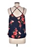 Papermoon Blue Sleeveless Blouse Size M - photo 2