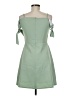 Assorted Brands Solid Green Casual Dress Size M - photo 2