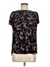 CeCe Black Short Sleeve Blouse Size M - photo 1
