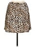 Lush 100% Polyester Animal Print Brown Casual Skirt Size M - photo 1