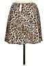 Lush 100% Polyester Animal Print Brown Casual Skirt Size M - photo 2