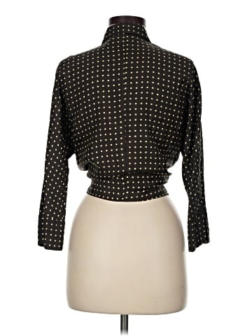 Max Mara Long Sleeve Silk Top (view 2)