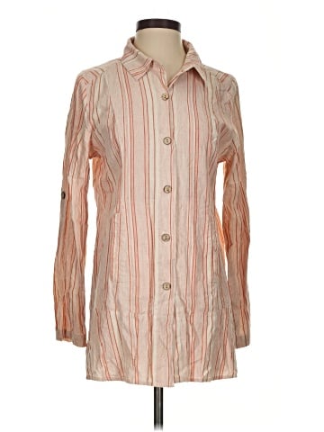 Simply Noelle Long Sleeve Button-Down Shirt (view 1)
