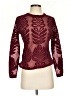 Anewsta 100% Polyester Burgundy Cardigan Size S - photo 1