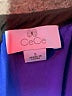 CeCe Blue Long Sleeve Blouse Size S - photo 7