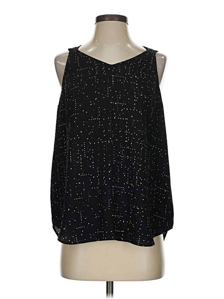 Pre-owned Apt. 9 Sleeveless Blouse In Black