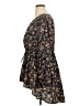 BLOOMCHIC 100% Polyester Floral Blue Brown Casual Dress Size 14 - photo 5