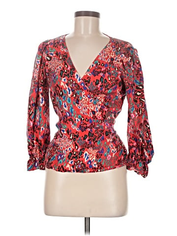 Tanya Taylor 3/4 Sleeve Silk Top (view 1)