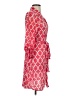 David Cline Argyle Red Casual Dress Size S - photo 4