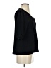 H&M Black 3/4 Sleeve Top Size S - photo 4