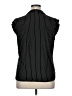 Modern Works Stripes Black Sleeveless Button-Down Shirt Size XL - photo 2