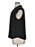 Modern Works Stripes Black Sleeveless Button-Down Shirt Size XL - photo 5