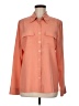 Tommy Bahama Color Block Orange Long Sleeve Blouse Size M - photo 1