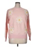 Ekouaer Floral Pink Pullover Sweater Size XL - photo 1