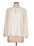 J.Crew 100% Polyester Ivory Long Sleeve Blouse Size L - photo 1