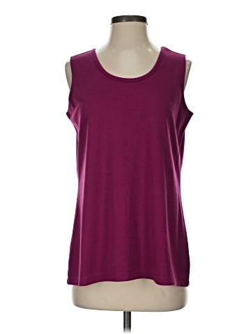 Susan Graver Sleeveless T-Shirt (view 1)
