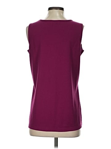 Susan Graver Sleeveless T-Shirt (view 2)