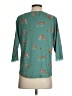 Flora Nikrooz Teal 3/4 Sleeve Blouse Size S - photo 2