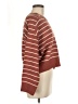 T Tahari Stripes Burgundy Pullover Sweater Size M - photo 4
