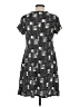 Violet Weekend Graphic Gray Casual Dress Size S - photo 2