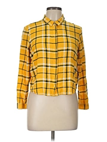 Divided by H&M Long Sleeve Button-Down Shirt (view 1)