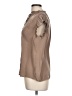 Catherine Malandrino 100% Polyester Brown Short Sleeve Blouse Size L - photo 5