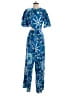 Tyler Boe Print Blue Jumpsuit Size S - photo 1