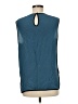 Dora Landa 100% Silk Teal Sleeveless Silk Top Size M - photo 2