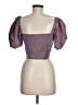 Sim & Sam Purple Short Sleeve Blouse Size M - photo 2