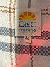 C&C California Plaid Blue Long Sleeve Blouse Size L - photo 7