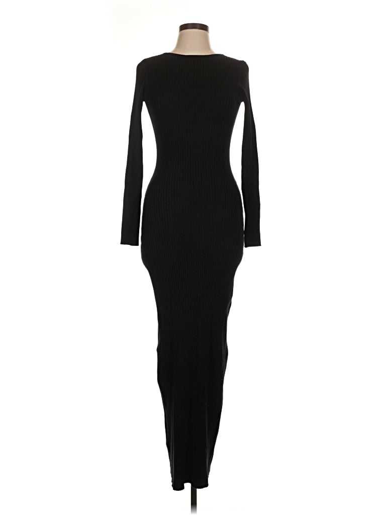 RUMORED Cocktail Dress - Sweater Dress: Black Dresses - Used - Size Large