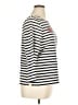 J.Crew Stripes Ivory 3/4 Sleeve Top Size XL - photo 4