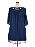 Heart Soul 100% Polyester Blue 3/4 Sleeve Blouse Size 2X - photo 2