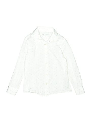 Zara Kids Long Sleeve Button-Down Shirt (view 1)