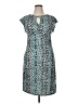 Jones Studio Print Teal Casual Dress Size XL - photo 1