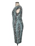 Jones Studio Print Teal Casual Dress Size XL - photo 5