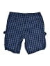 Gap Kids 100% Cotton Checkered-gingham Blue Cargo Shorts Size 16 - photo 2