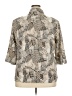 Allison Daley 100% Polyester Animal Print Ivory 3/4 Sleeve Blouse Size 18 - photo 2