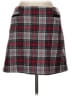 Copper Key 100% Polyester Plaid Gray Red Casual Skirt Size L - photo 2