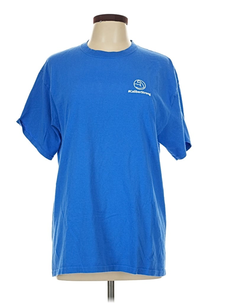 Pre-owned Port & Company Active T-shirt In Blue