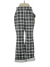IMAN Plaid Black Casual Pants Size S - photo 1