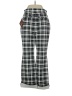 IMAN Plaid Black Casual Pants Size S - photo 2