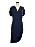 MICHAEL Michael Kors Solid Blue Cocktail Dress Size M - photo 1