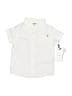 Sperry Top Sider Solid Ivory White Short Sleeve Button-Down Shirt Size 6-9 mo - photo 1
