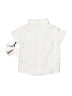 Sperry Top Sider Solid Ivory White Short Sleeve Button-Down Shirt Size 6-9 mo - photo 2
