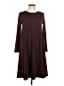iris Solid Burgundy Casual Dress Size M - photo 1