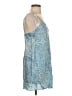 August Moon 100% Silk Blue Sleeveless Silk Top Size S - photo 4