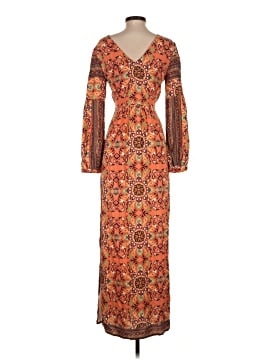 long-sleeve wrap dress Black Lace Long Sleeve Wrap Midi Dress 10